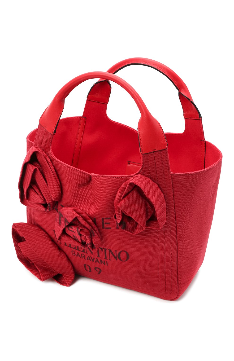 Сумка-шопер atelier 09 small VALENTINO красного цвета по цене 239500 руб., арт. WW2B0J36/JUX, фото 4 Сумка-шопер atelier 09 small VALENTINO, арт. WW2B0J36/JUX, фото 4