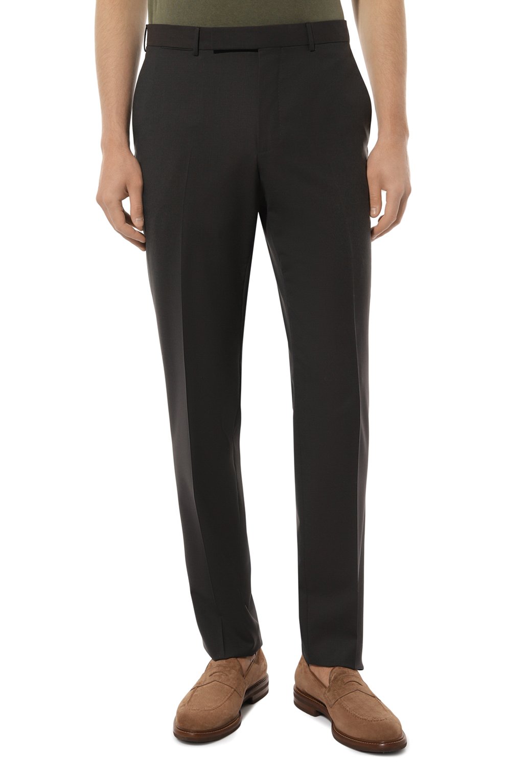 Шерстяные брюки ZEGNA, арт. 727F10A7/75TB12, фото 3