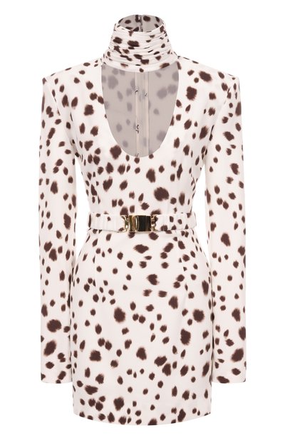 Женское платье из вискозы ROWEN ROSE, арт. DRS_RR415_S/PRINTED SABLE