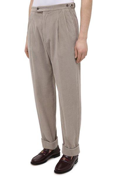 Вельветовые брюки GUCCI бежевого цвета по цене 107000 руб., арт. 644132/Z8AM8, фото 3 Вельветовые брюки GUCCI, арт. 644132/Z8AM8, фото 3