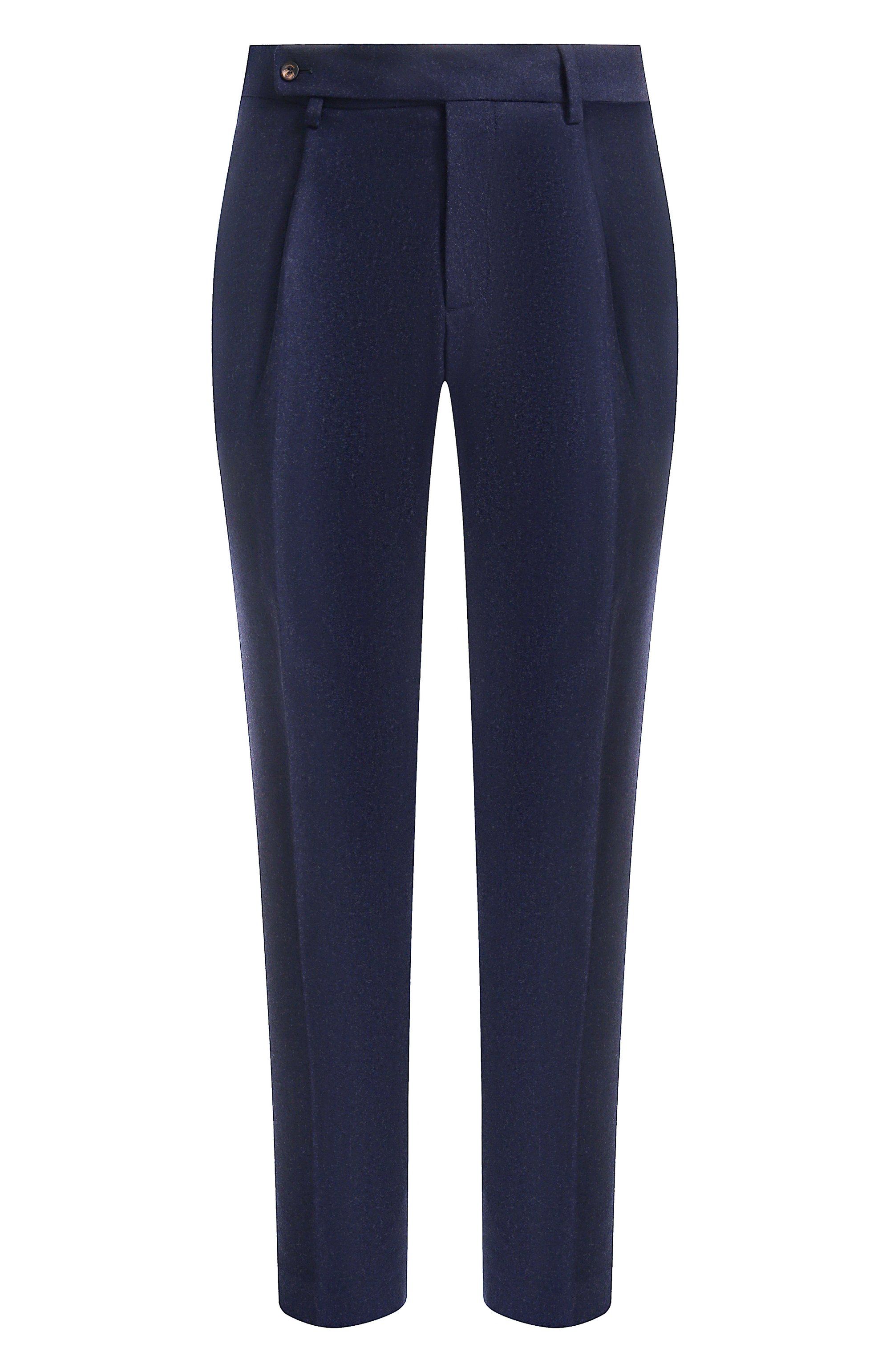 Брюки из шерсти и кашемира COLOMBO темно-синего цвета по цене 165500 руб., арт. PA00554/61088-10, фото 1 Брюки из шерсти и кашемира COLOMBO, арт. PA00554/61088-10, фото 1