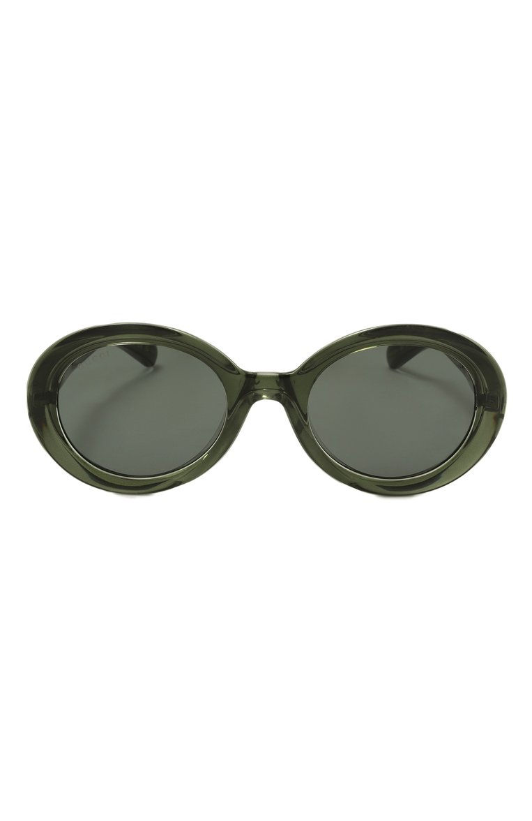 Женские солнцезащитные очки GUCCI зеленого цвета, арт. GG1722SA 005 | Фото 3 (Региональные ограничения белый список (Axapta Mercury): Не проставлено; Нос: Не проставлено; Тип очков: С/з; Материал: Пластик; Оптика Гендер: оптика-женское; Очки форма: Овальные)