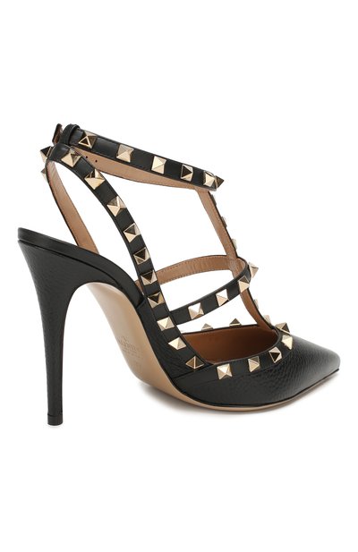 Кожаные туфли rockstud VALENTINO, арт. TW2S0393/VCE, фото 4