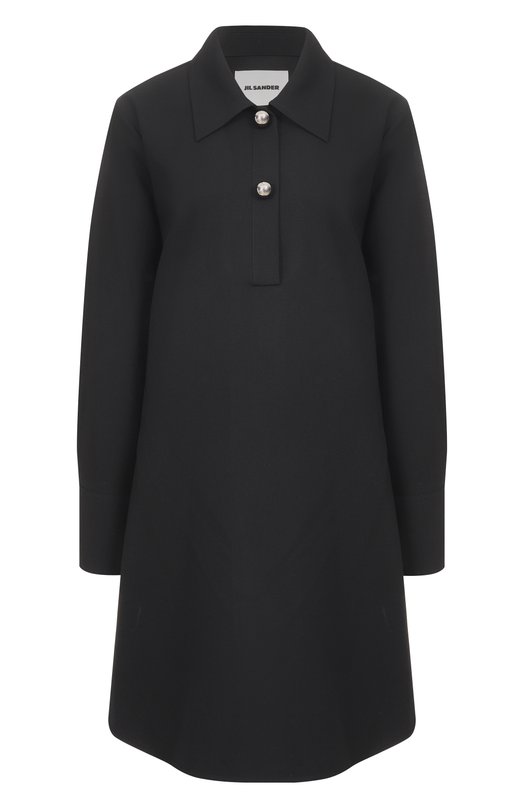 Шерстяное платье Jil Sander J02CT0550/J40002 Чёрный J02CT0550/J40002