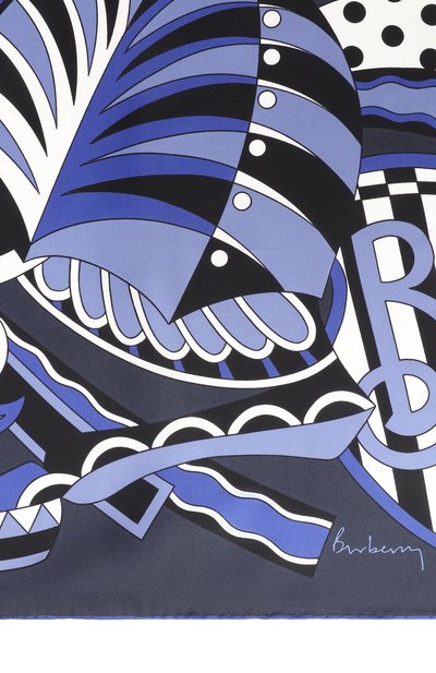 Шелковый платок BURBERRY, арт. 8102086, фото 4