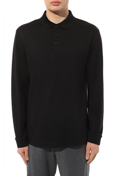 Хлопковое поло BOSS, арт. 50468392, фото 3