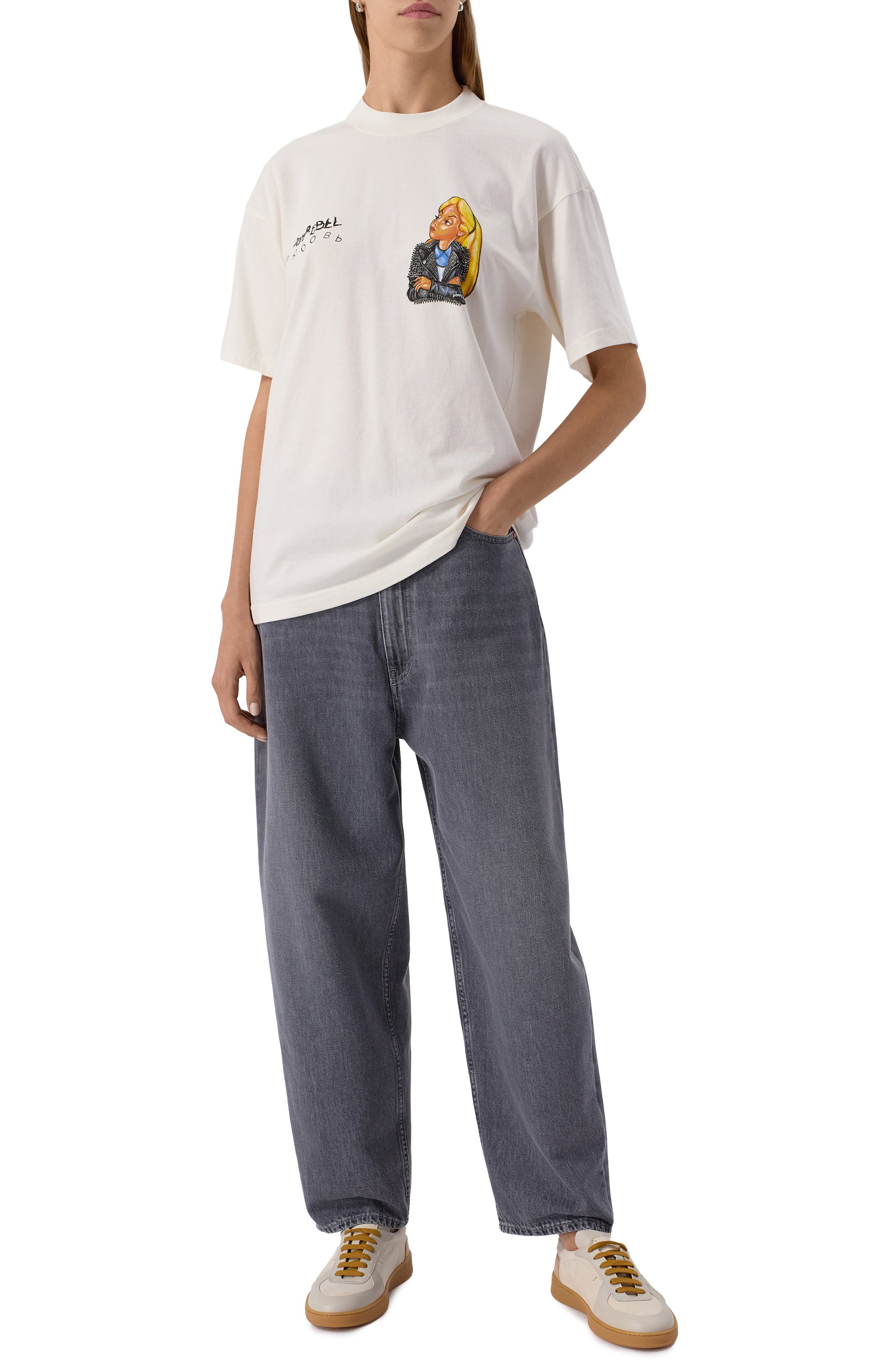 Хлопковая футболка DOMREBEL, арт. B0RED/T-SHIRT, фото 2