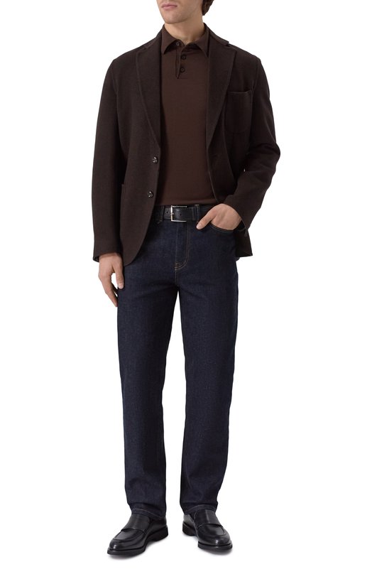 Шерстяной пиджак Stefano Ricci M1RSDB23T0/W0001P Коричневый  M1RSDB23T0/W0001P Фото 2