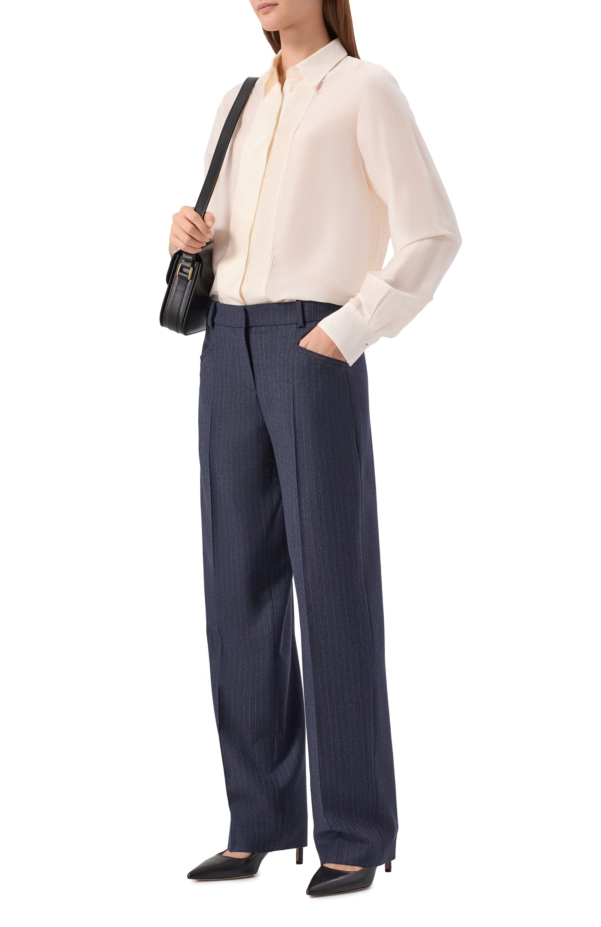 Рубашка из лиоцелла и шелка BOSS, арт. 50548399, фото 2