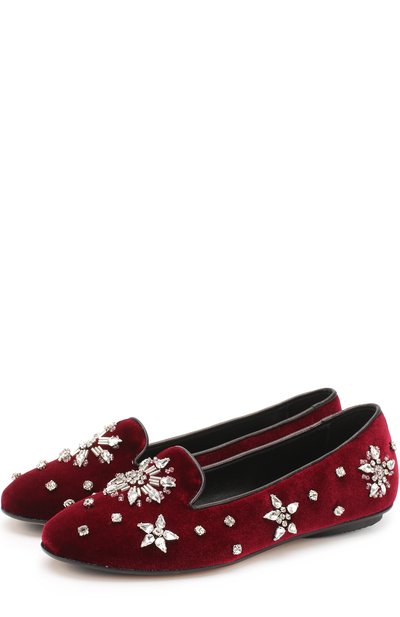 Бархатные слиперы с кристаллами MISSOURI, арт. 76949/31-34, фото 1