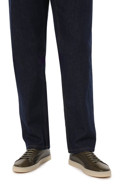 Кожаные кеды clio BLU BARRETT, арт. CLI0-12875.3, фото 3