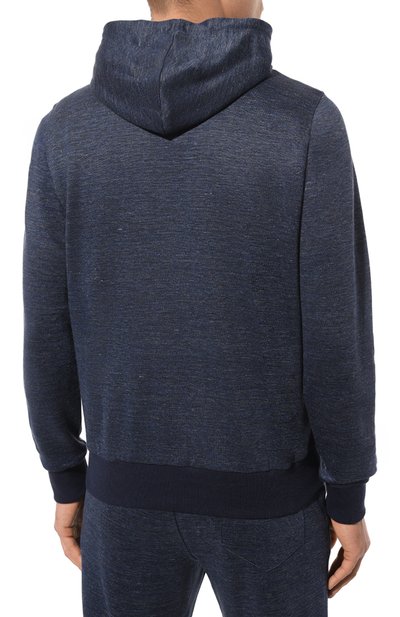 Толстовка из шелка и льна MVST, арт. 16M430/BL00, фото 4