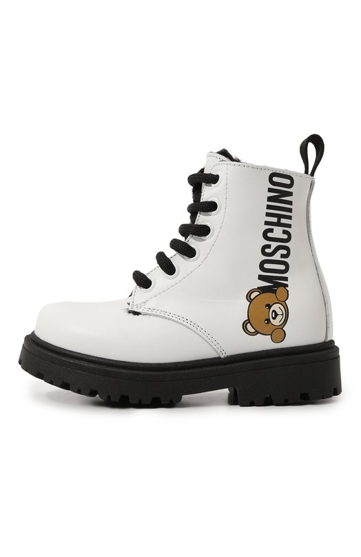 Кожаные ботинки Moschino 2
