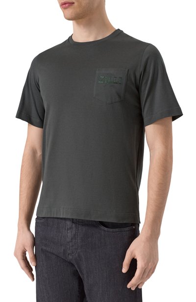 Хлопковая футболка ZILLI, арт. TSR02IM0100VLEST0, фото 3