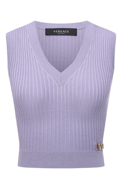 Шелковый топ VERSACE, арт. 1003604/1A02470, фото 1