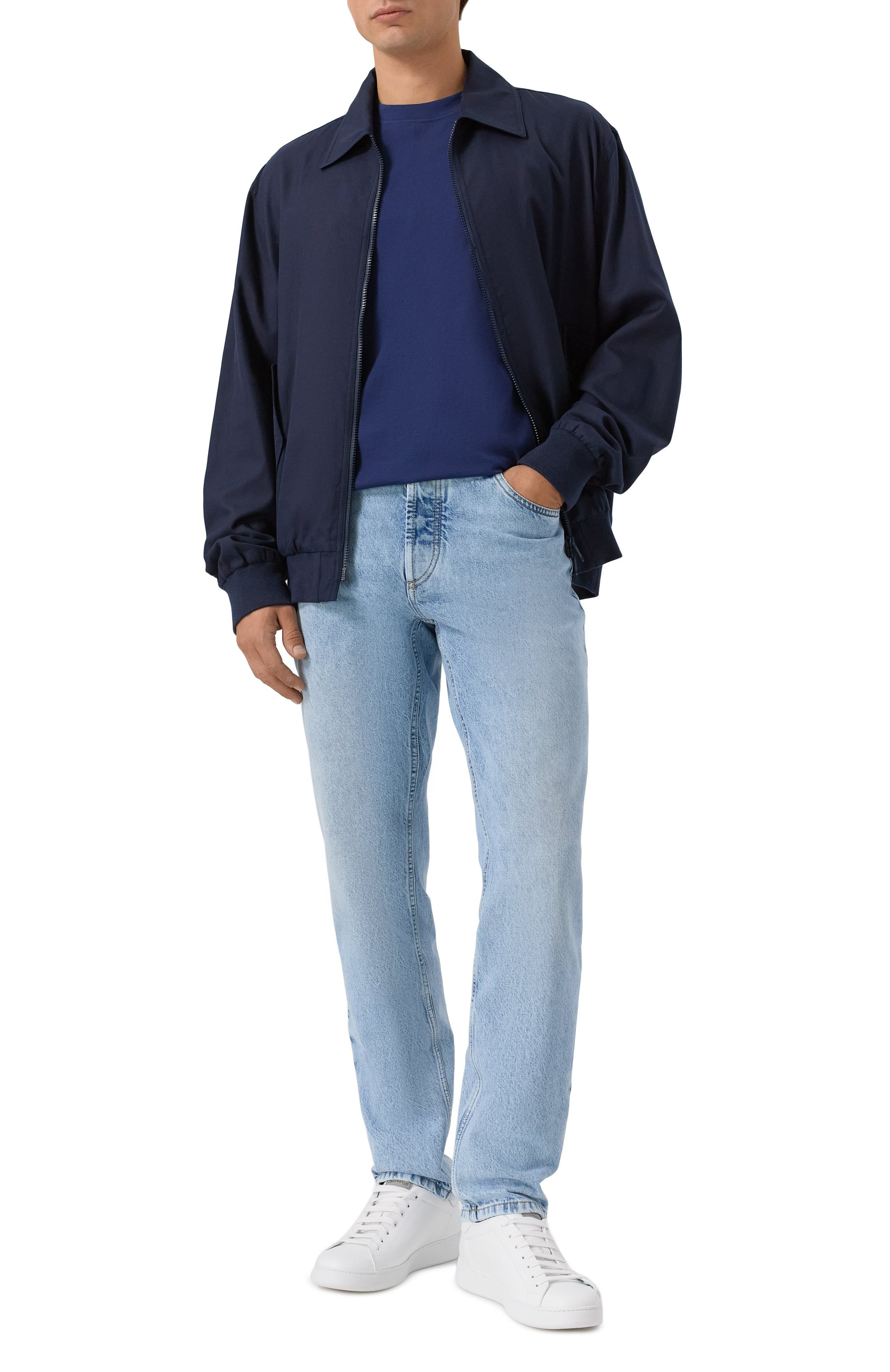 Хлопковая футболка BRUNELLO CUCINELLI, арт. M0B131308, фото 2