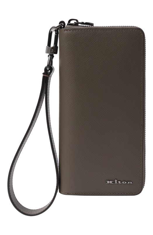 Кожаное портмоне Kiton UPEA018N0126909 Хаки UPEA018N0126909