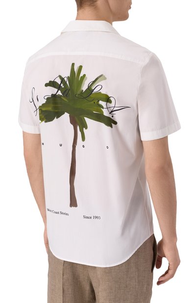 Хлопковая рубашка HUGO, арт. 50540153, фото 4