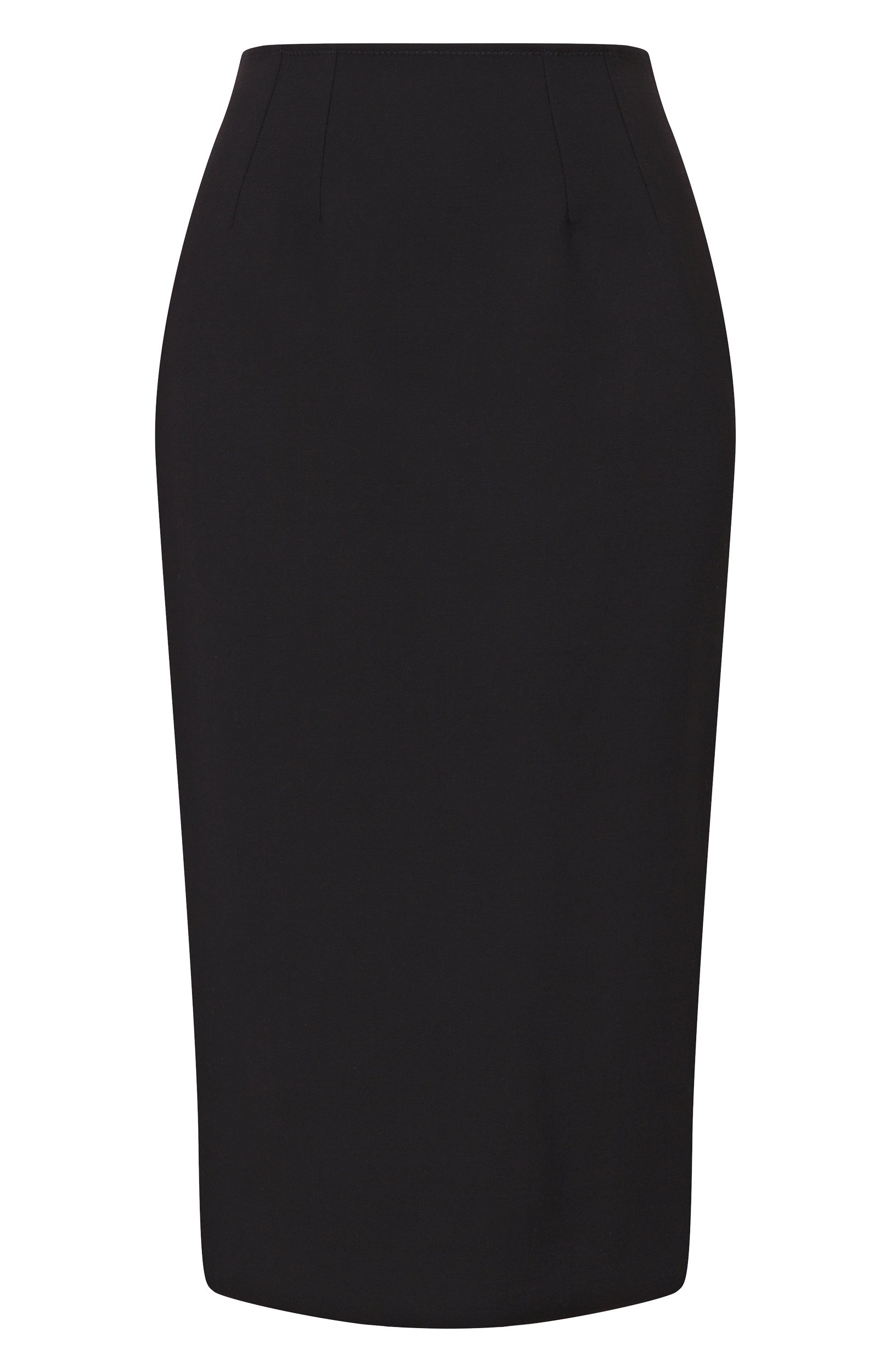 Шерстяная юбка DOLCE & GABBANA черного цвета по цене 109000 руб., арт. F4C4ST/FU2L8, фото 1 Шерстяная юбка DOLCE & GABBANA, арт. F4C4ST/FU2L8, фото 1