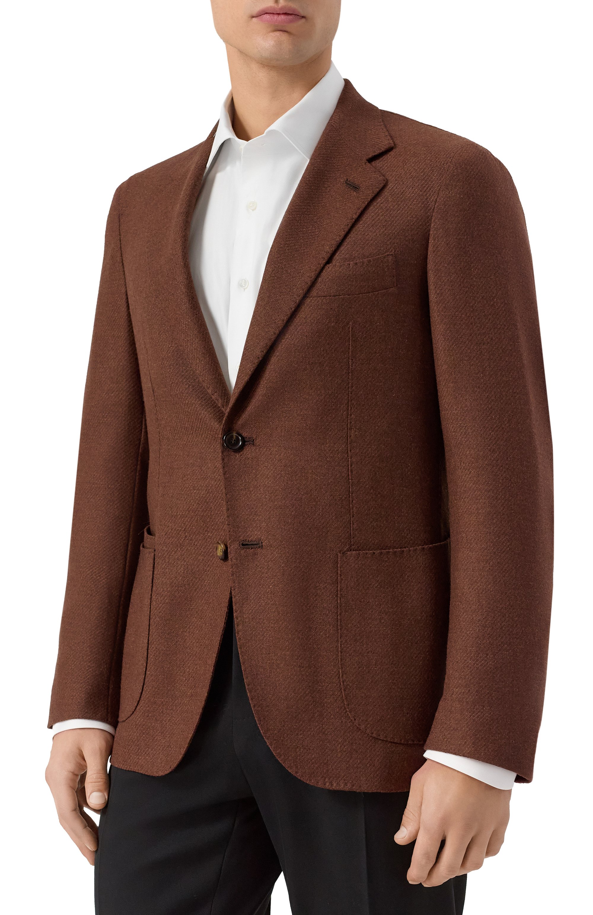 Пиджак из шерсти и кашемира ANDREA CAMPAGNA, арт. VATICAN0/T25240-29/4, фото 4