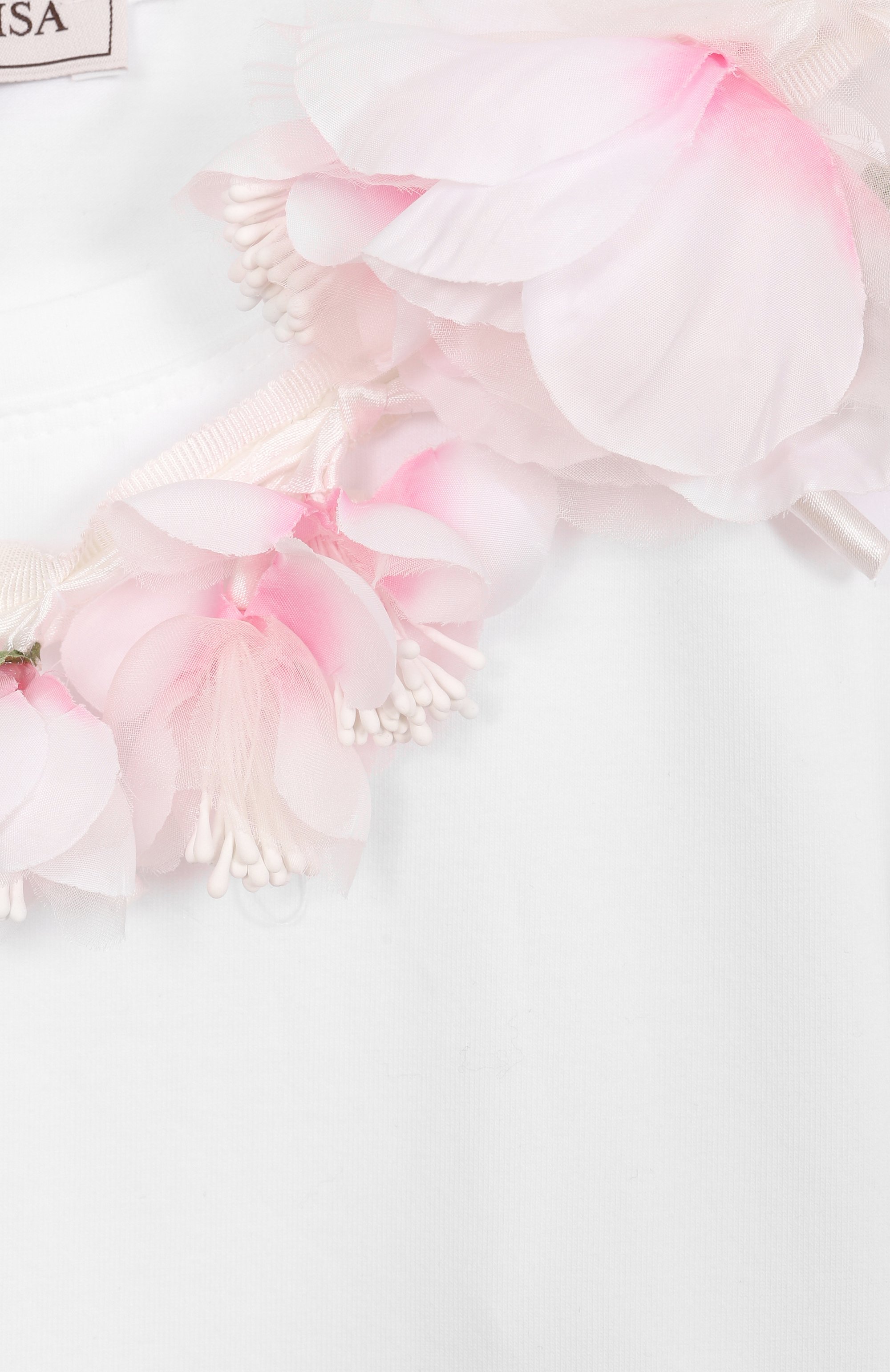 Хлопковая футболка MONNALISA, арт. 11E613, фото 3