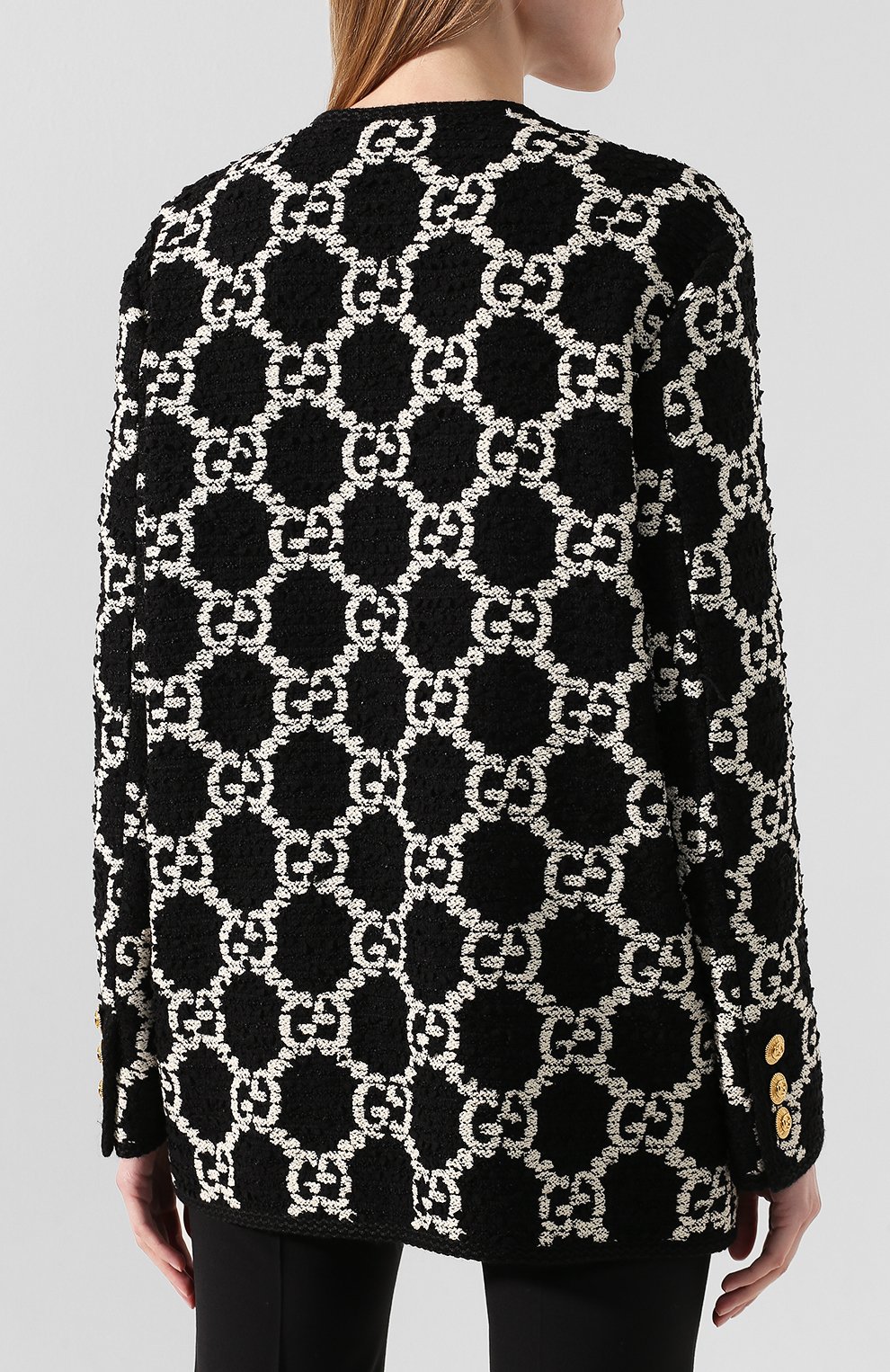 Кардиган из смеси хлопка и вискозы GUCCI, арт. 569926/ZABZ2, фото 4