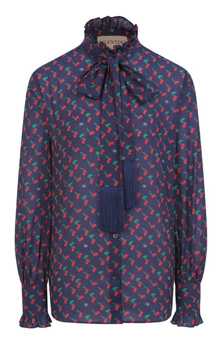 Женская хлопковая блузка VALENTINO, арт. 7B3AB7T6/9M8