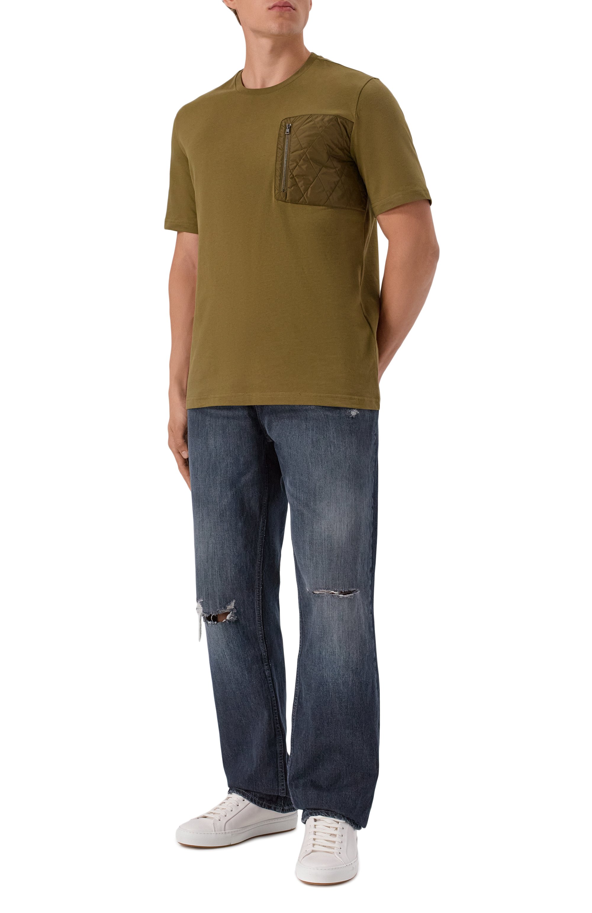 Хлопковая футболка HERNO, арт. JG000245U/52000, фото 2