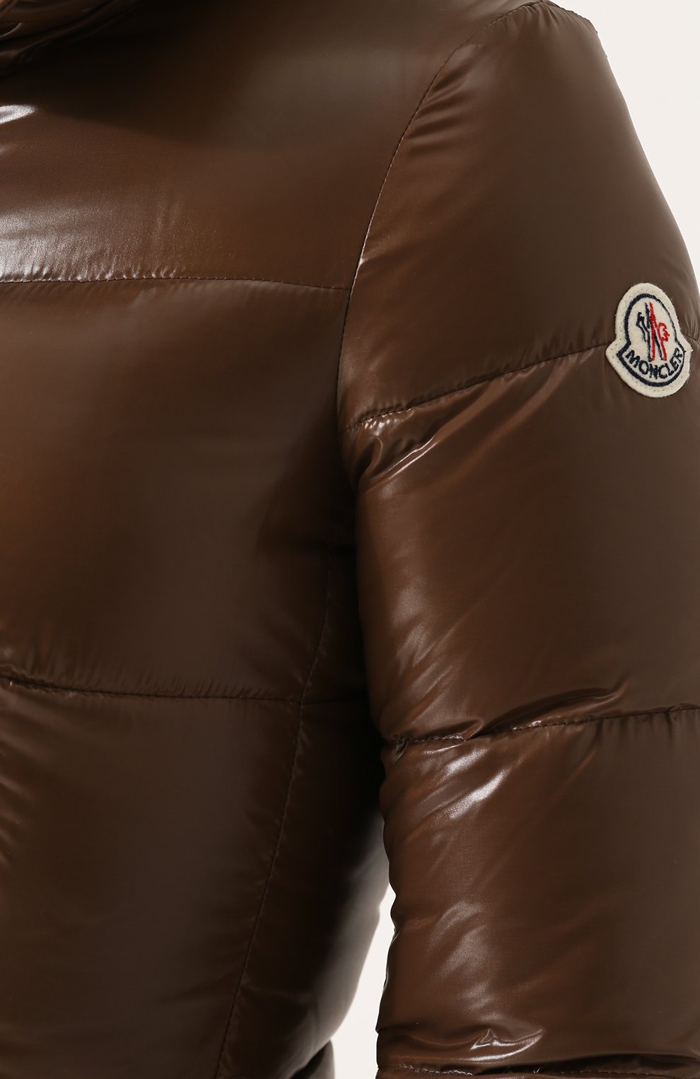 Приталенный стеганый пуховик с воротником-стойкой MONCLER, арт. C2-093-49964-05-68950, фото 5