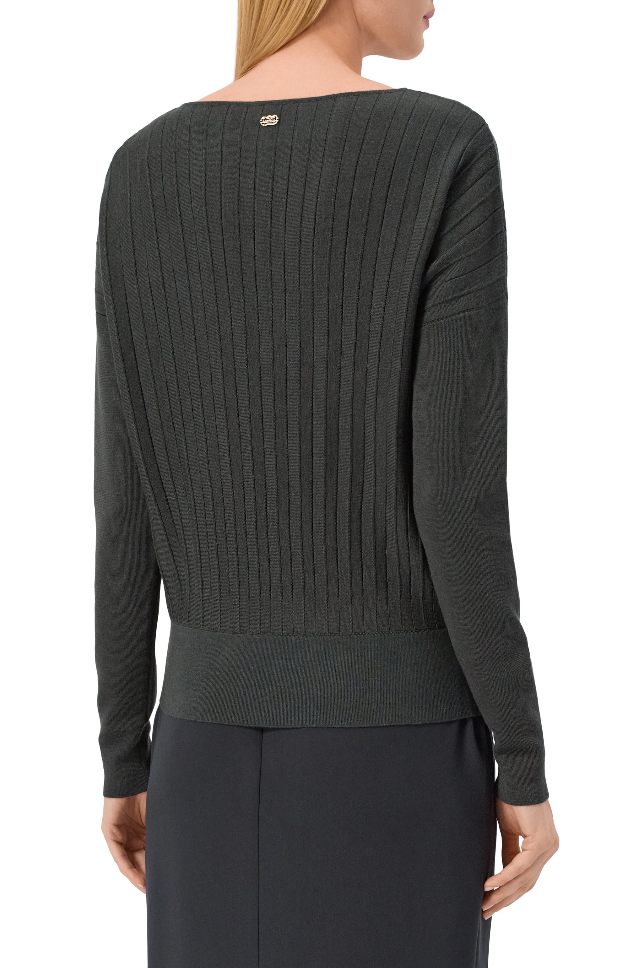 Пуловер из шерсти и шелка AGNONA, арт. K510018E/9D180NE, фото 4