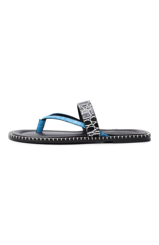 Кожаные шлепанцы Dries Van Noten 011774/0597 Чёрный  011774/0597 Фото 4