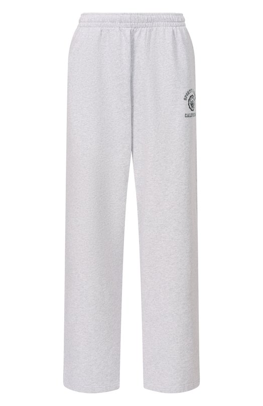 Хлопковые брюки Sporty and Rich PA05562508GY03 Серый PA05562508GY03