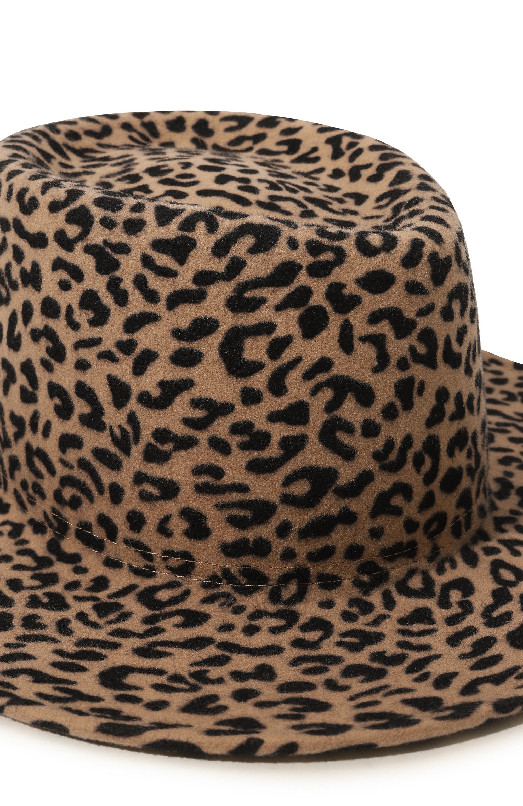 Шерстяная шляпа drop leopard COCOSHNICK HEADDRESS, арт. DROPLEOPARD, фото 4