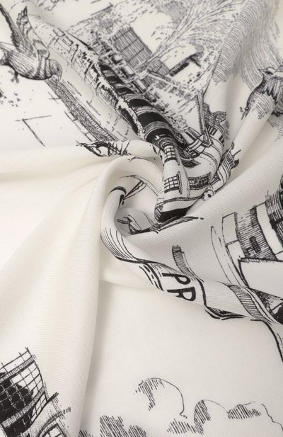 Палантин из шелка и шерсти BURBERRY, арт. 8111251, фото 3
