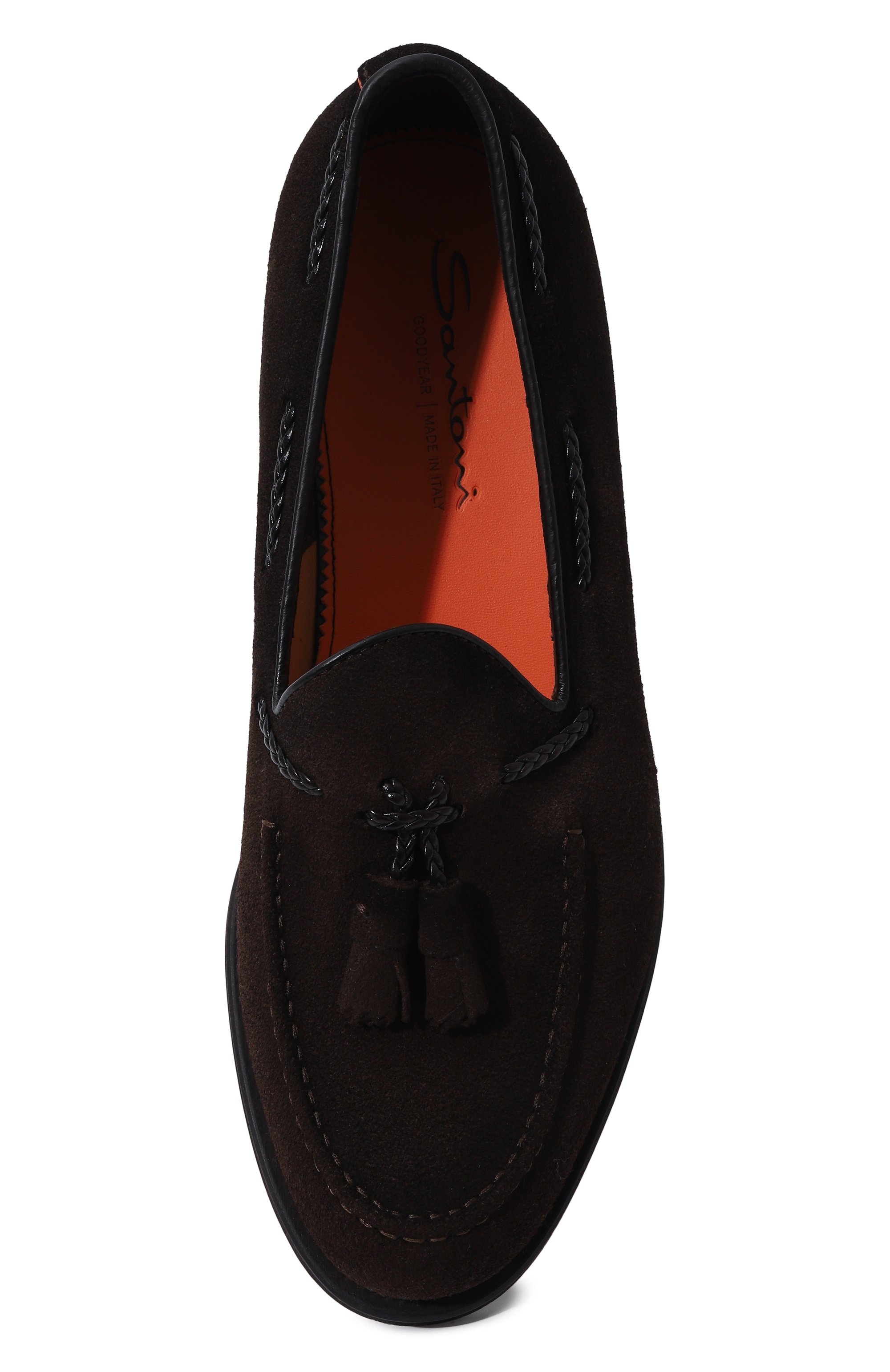 Замшевые лоферы hill SANTONI, арт. MCHG18101PC6SSG5, фото 6