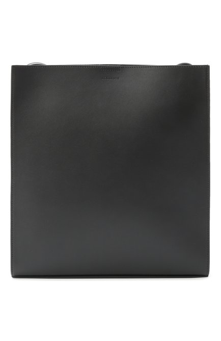 Мужская сумка tangle medium JIL SANDER черного цвета, арт. J25WG0002-P5995 | Фото 1 (Материал: Натуральная кожа; Материал сплава: Проставлено; Размер: medium; Ремень/цепочка: На ремешке; Драгоценные камни: Проставлено)