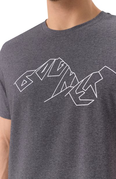 Хлопковая футболка BOGNER темно-серого цвета по цене 14800 руб., арт. 58566604, фото 5 Хлопковая футболка BOGNER, арт. 58566604, фото 5