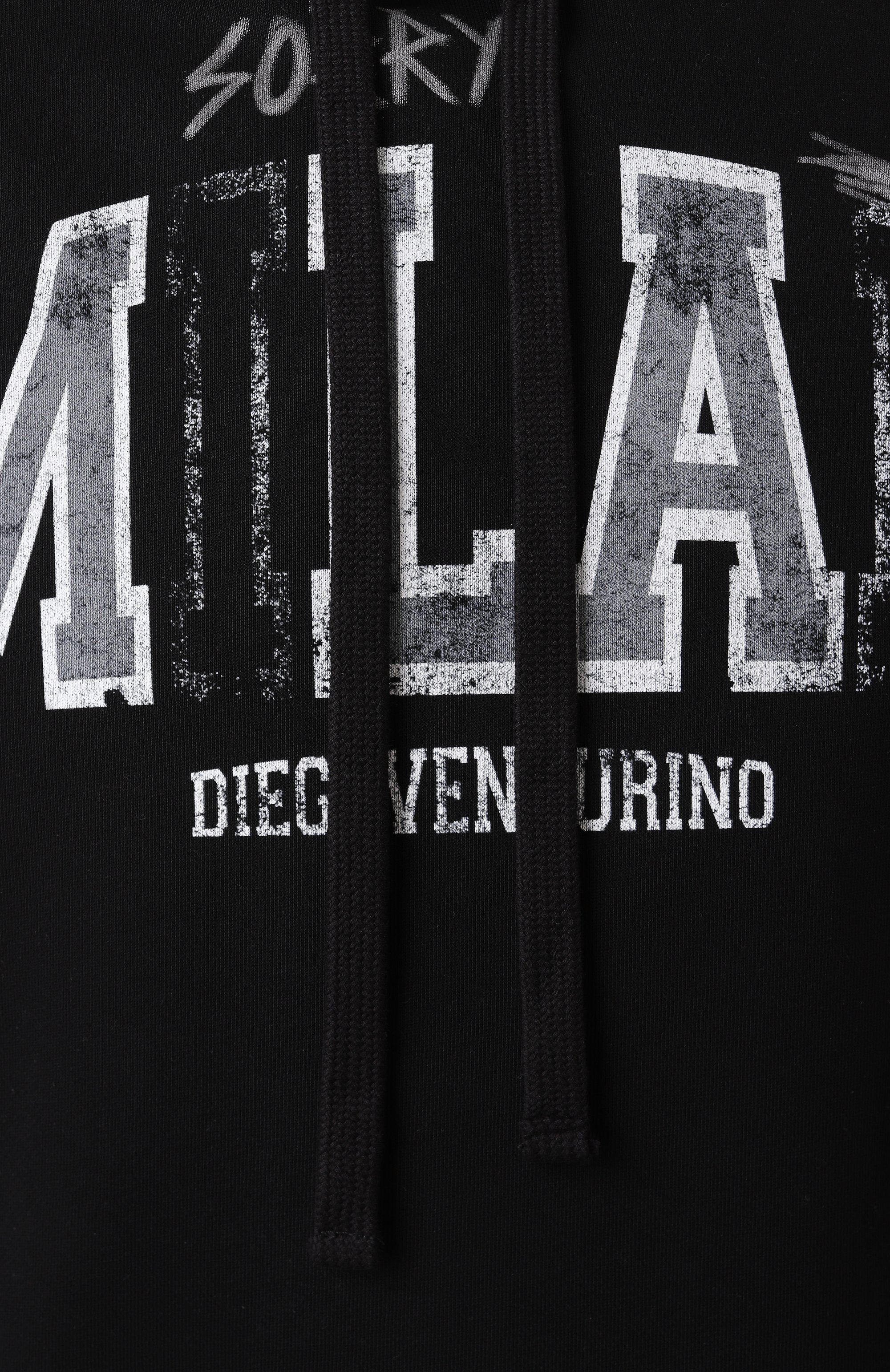 Хлопковое худи DIEGO VENTURINO, арт. DVFLHLATE, фото 6