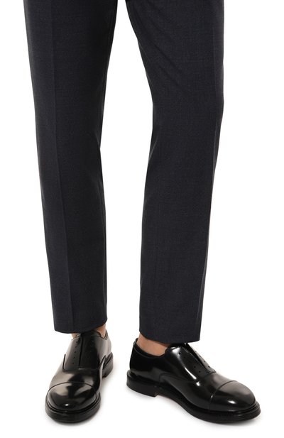 Кожаные оксфорды PREMIATA черного цвета по цене 63900 руб., арт. PREMI605/TRENDY, фото 3 Кожаные оксфорды PREMIATA, арт. PREMI605/TRENDY, фото 3