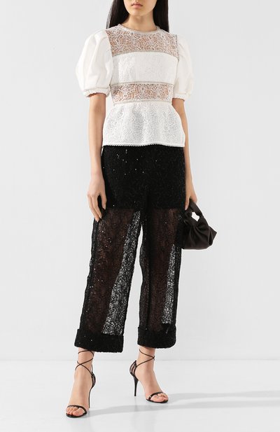 Кружевные брюки SELF-PORTRAIT, арт. RS20-129, фото 2