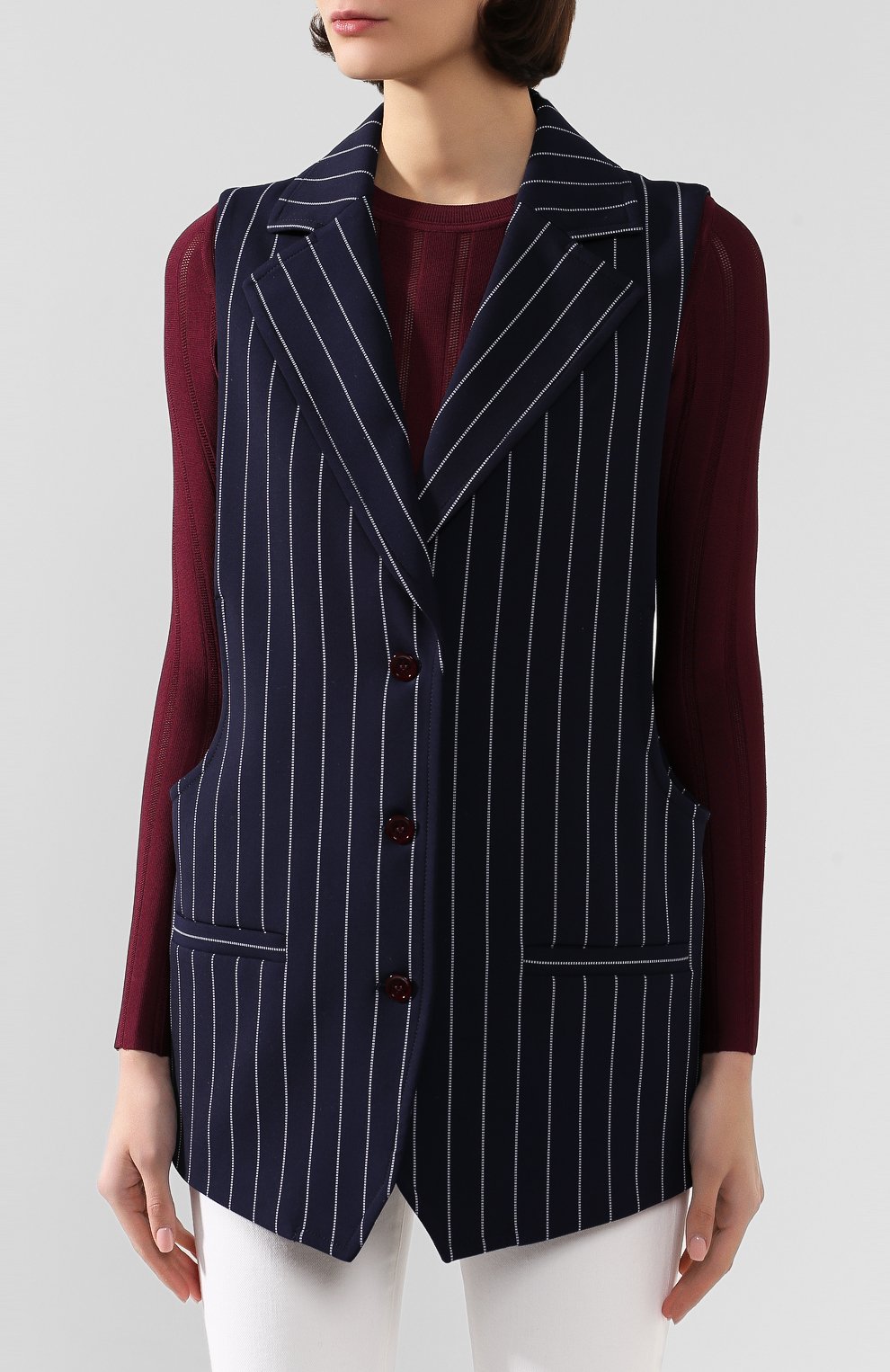 Жилет в полоску SEE BY CHLOÉ, арт. CHS19AVE02030, фото 3
