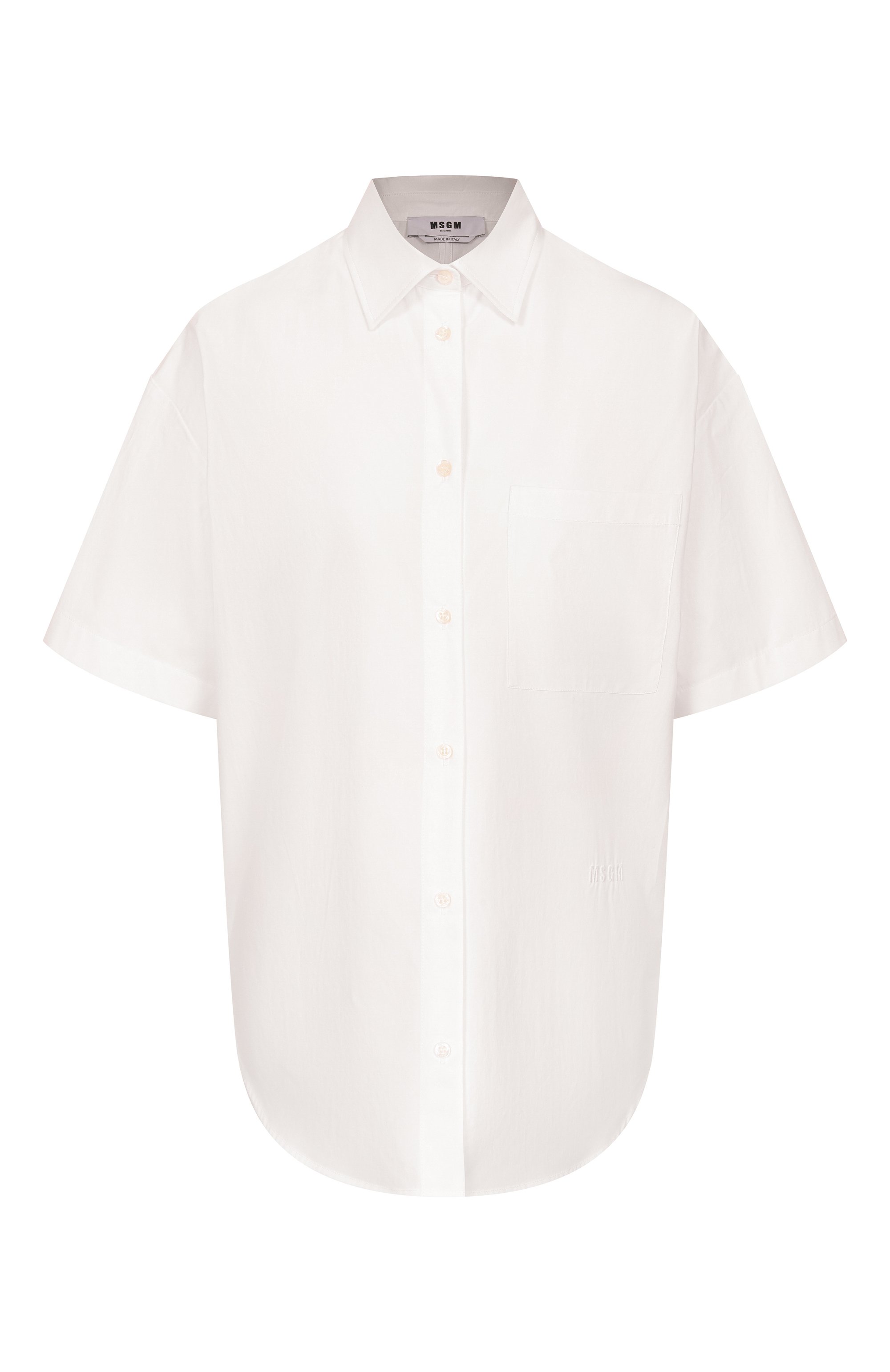 Хлопковая рубашка MSGM, арт. 3842MDE07X 257315/257315, фото 1