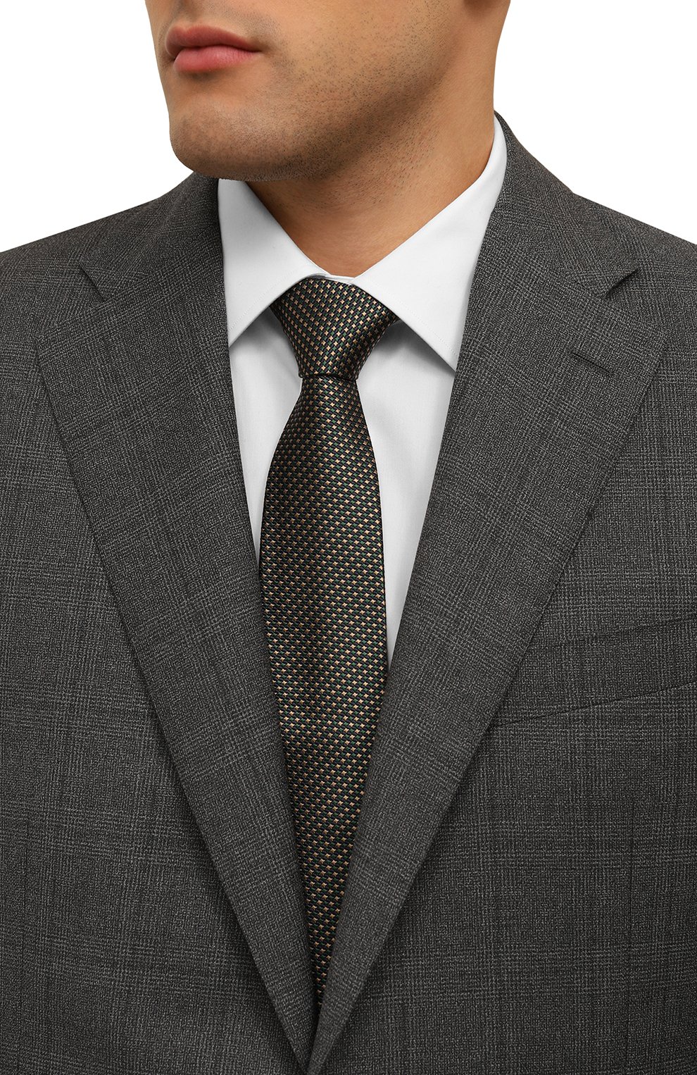 Шелковый галстук GUCCI, арт. 714694/4EAAW, фото 2