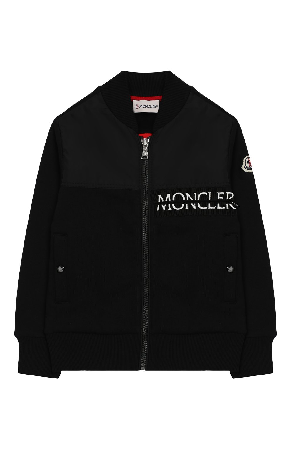 Хлопковый кардиган на молнии MONCLER ENFANT, арт. D2-954-84142-05-809B3/4-6A, фото 1