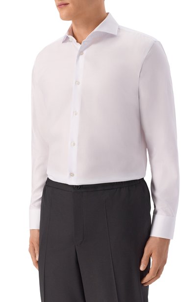 Сорочка из хлопка и лиоцелла BOSS, арт. 50556078, фото 3