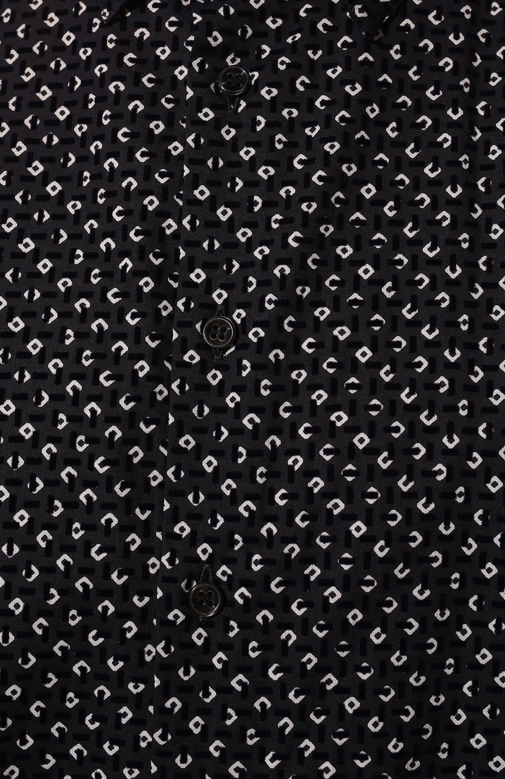 Хлопковая рубашка GIORGIO ARMANI темно-синего цвета по цене 73200 руб., арт. 8WGCCZ98/TZB35, фото 5 Хлопковая рубашка GIORGIO ARMANI, арт. 8WGCCZ98/TZB35, фото 5