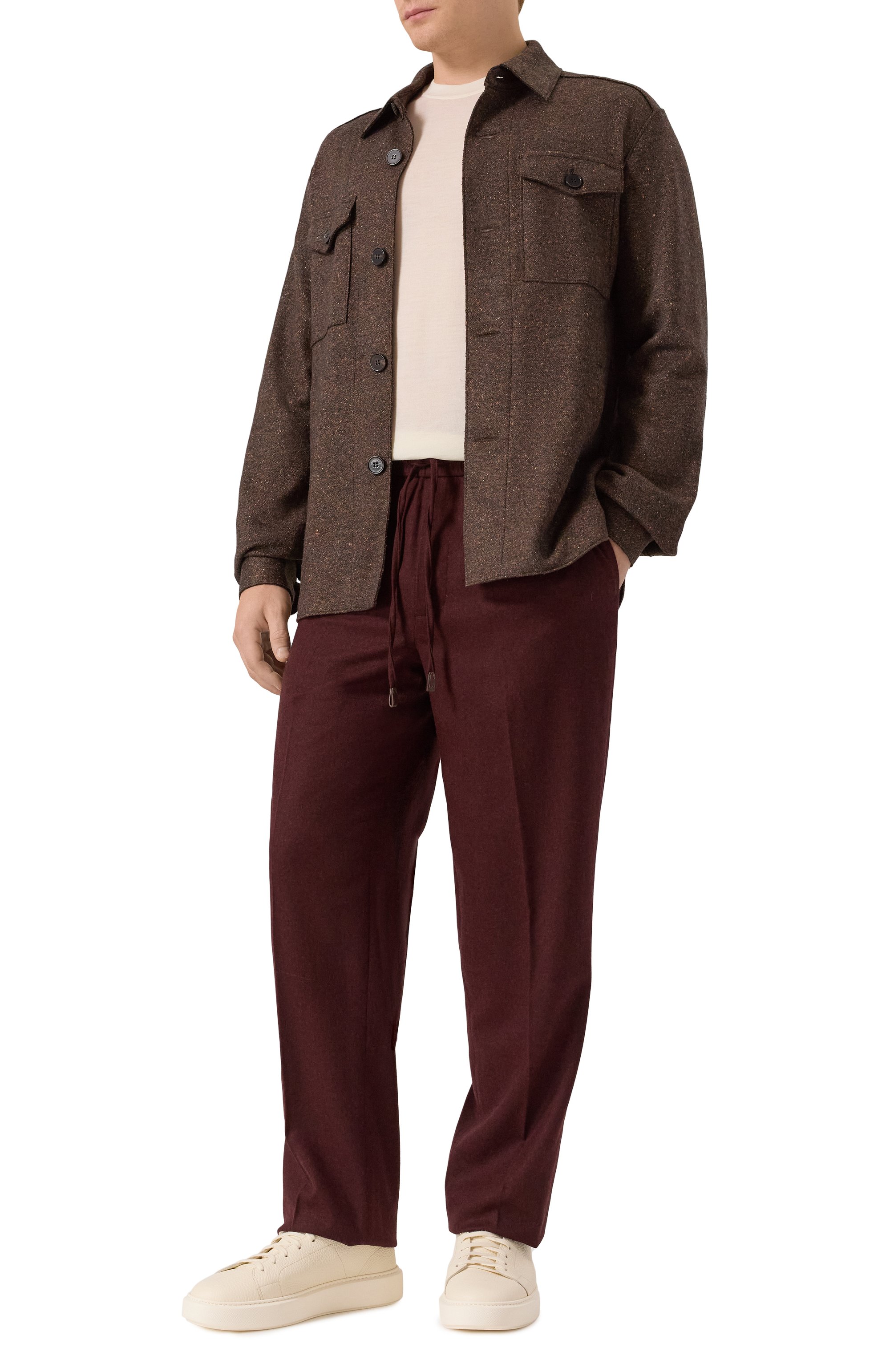 Шерстяные брюки 12 STOREEZ, арт. 127072, фото 2