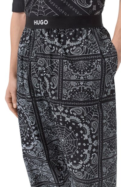 Хлопковые домашние брюки HUGO, арт. 50535775, фото 5