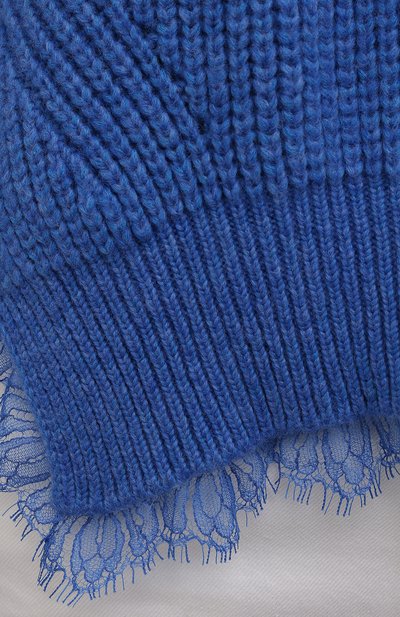 Свитер ERMANNO FIRENZE синего цвета по цене 39650 руб., арт. D39ET MG09WIN, фото 5 Свитер ERMANNO FIRENZE, арт. D39ET MG09WIN, фото 5