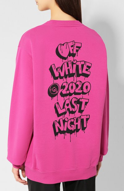 Хлопковый свитшот OFF-WHITE, арт. 0WBA055F190030662810, фото 4